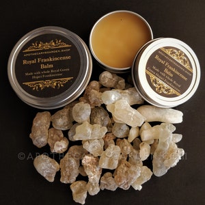 Royal Frankincense Balm A fragrant, skin & joint-loving preparation made with whole Royal Green Hojari Frankincense-Boswellic Acids image 1