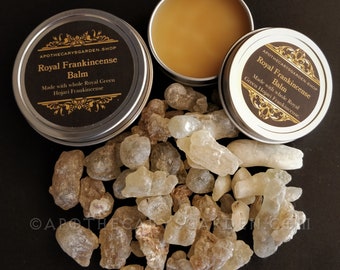 Royal Frankincense Balm- Ein wohlriechendes, haut- & gelenkschonendes Präparat aus ganzen Royal Green Hojari Weihrauch-Boswelliasäuren