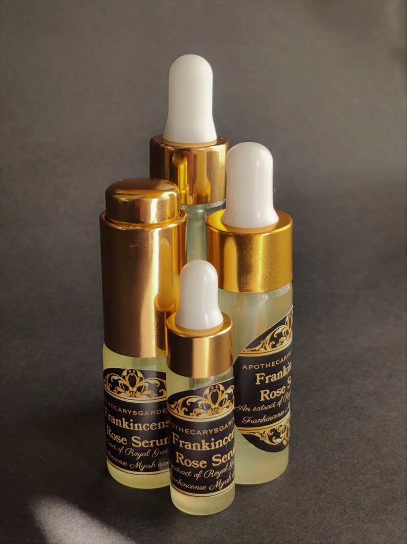 Frankincense Rose Serum with Royal Green Hojari Frankincense and Myrrh-Boswellic Acids-An Astrodynamic preparation. image 1