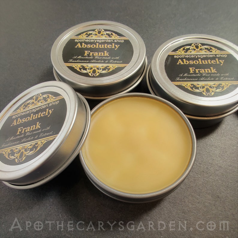 Absolutely Frank Moustache and Beard wax.A pure Frankincense Resin Grooming wax-Made with the sensuous Black Somali Frankincense. image 2