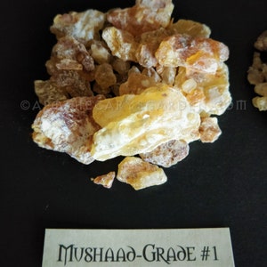 Frankincense Frereana -3 Grades-Maydi-Natural Chewing Gum & Incense-Mushaad-Mujarwaal-Fas Kabir