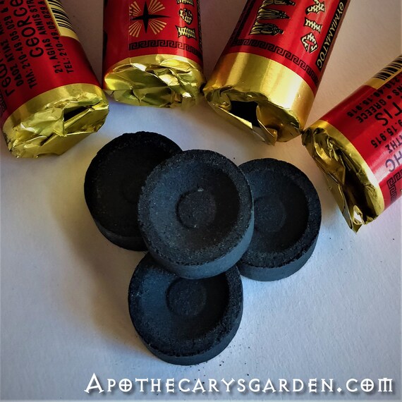 Charcoal Pucks for burning incense. High quality quicklight Etsy