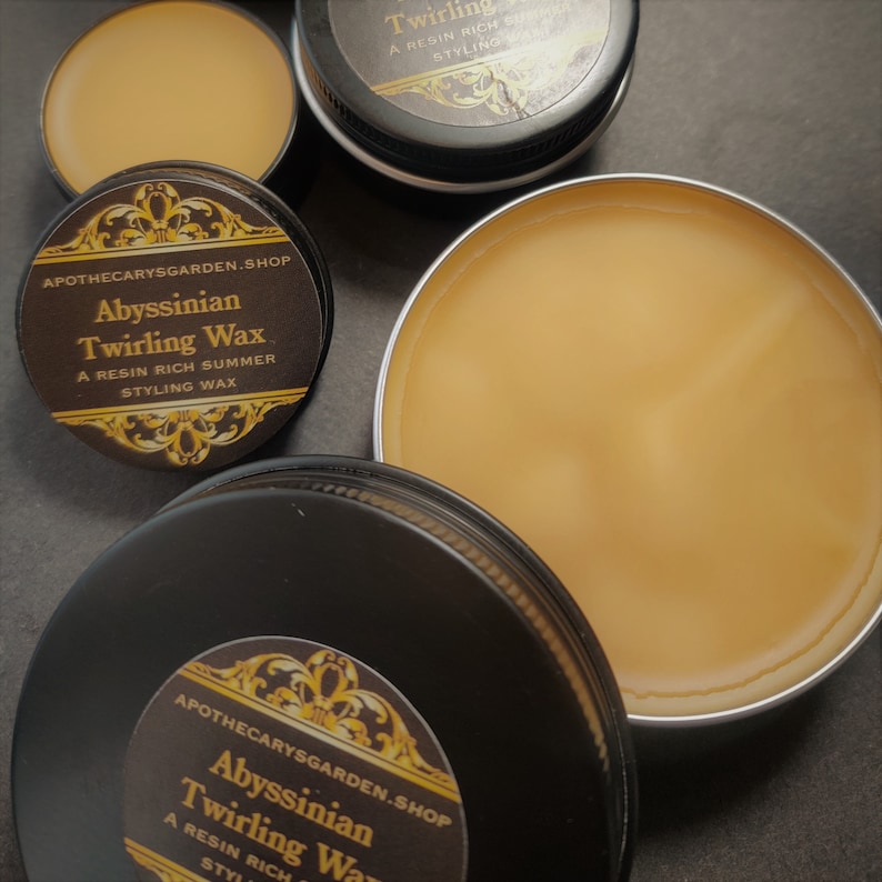 Abyssinian Twirling Wax. BACK IN STOCK-A Superb Summer & hot weather styling wax. A true classic image 5