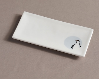Penguin Mini Tray, Fine Bone China, Luxury Penguin Lover Trinket Dish, Penguin Lover Gift, Gift for Penguin Lover