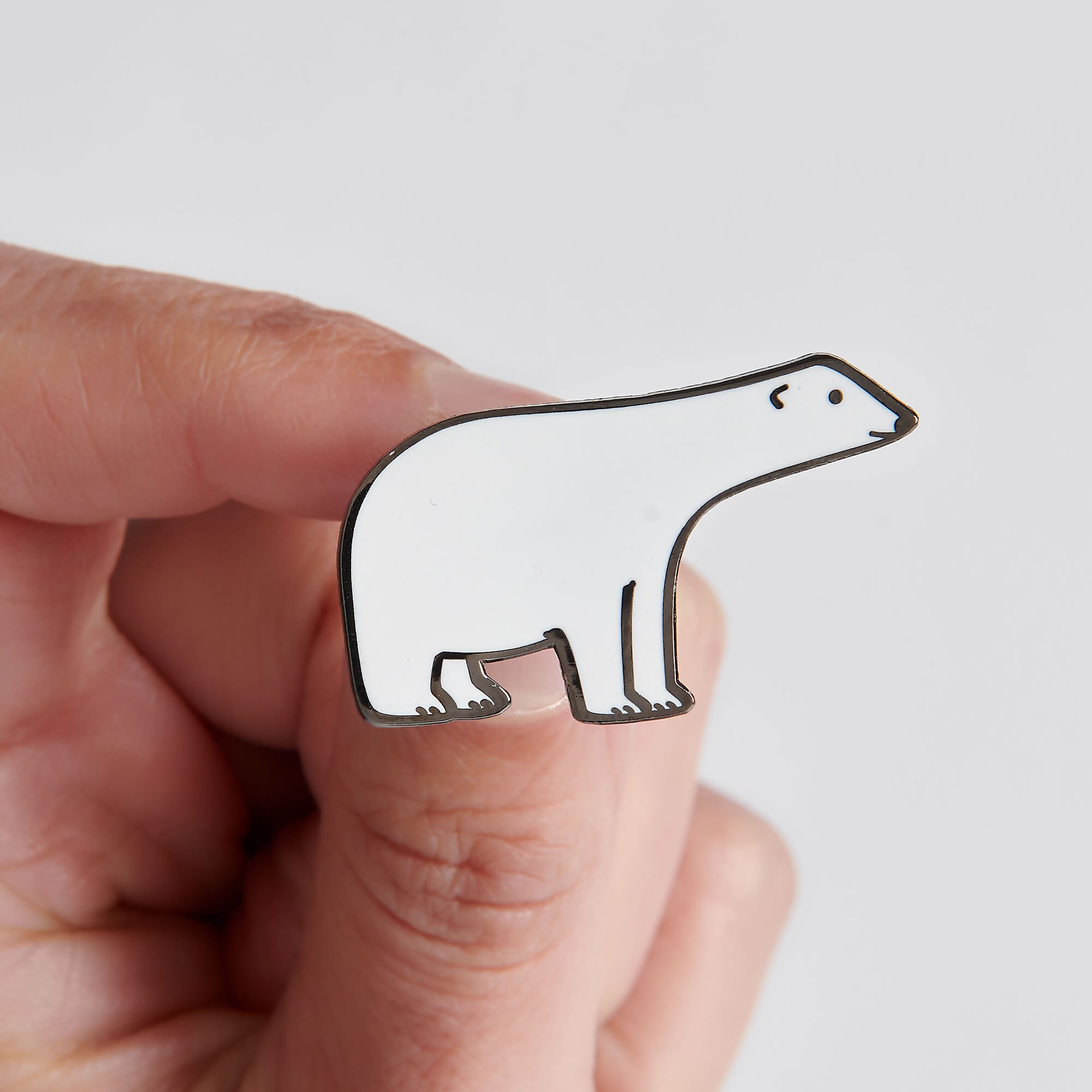 Polar Bear Enamel Pin, Enamel Lapel Pin, Gift for Polar Bear Lover - Etsy