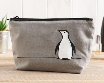 Penguin Makeup Bag Small Travel Bag Penguin Pencil Case Bag Etsy