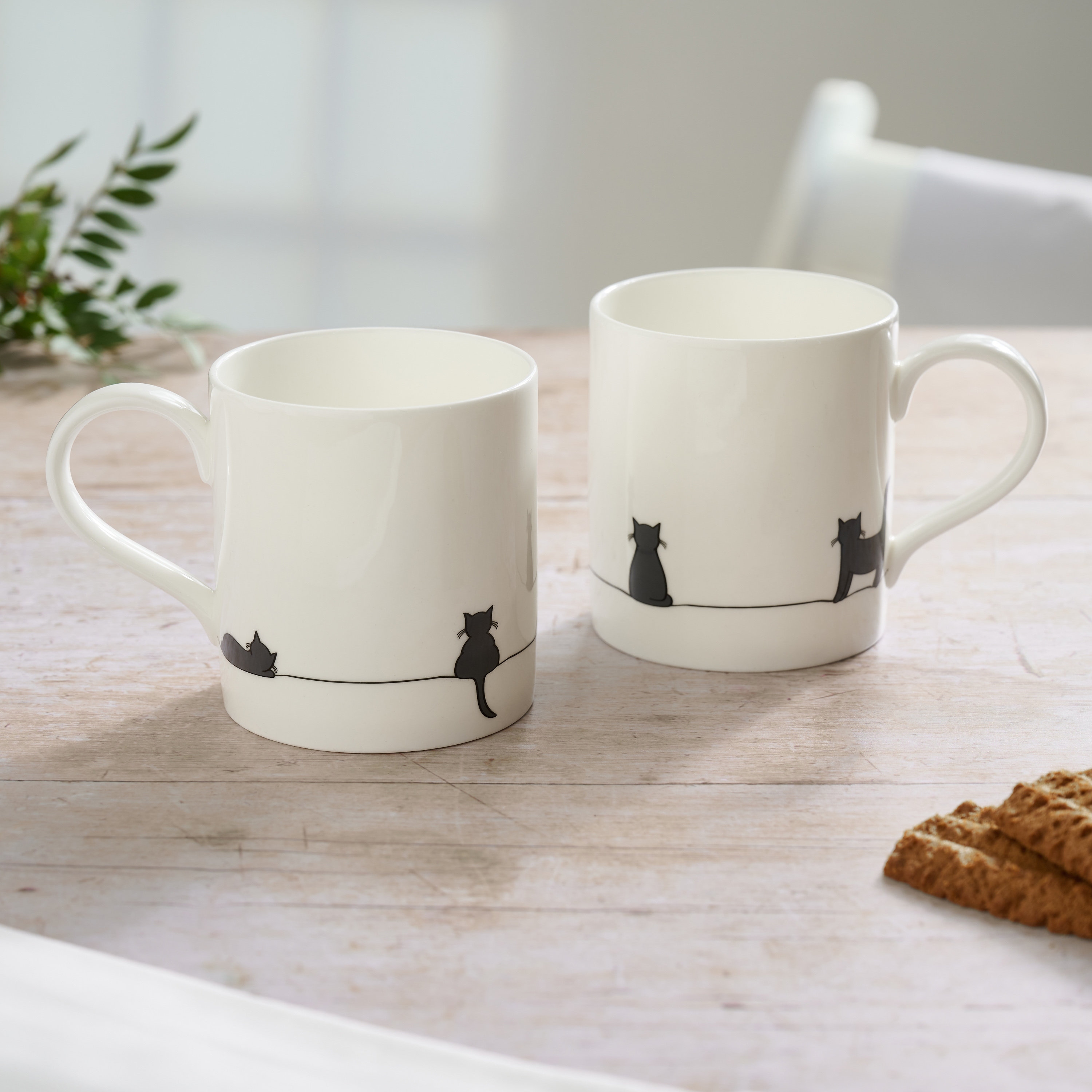 Cat Collection Large Fine Bone China Mug, Luxury Mug for Cat