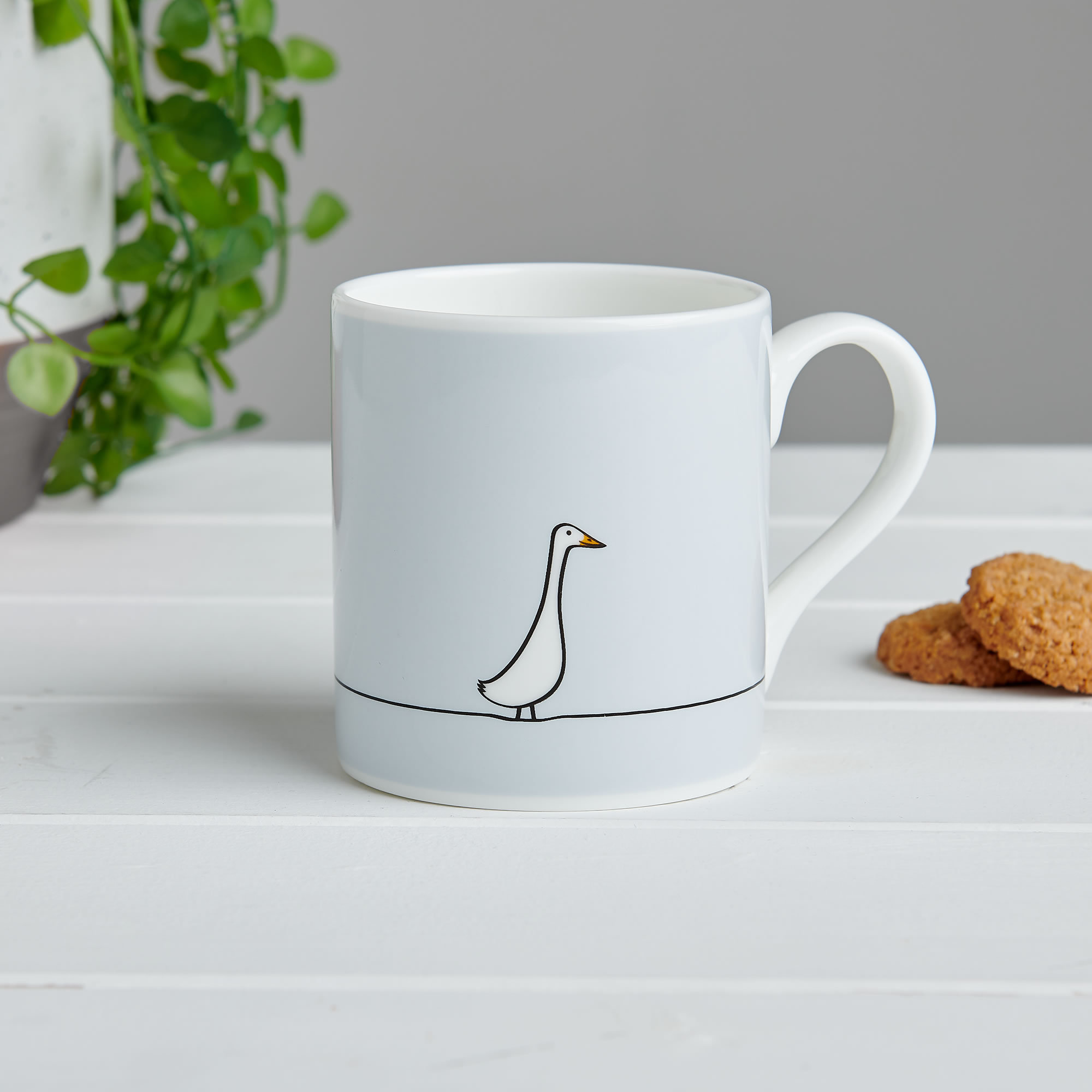Taza mug pato, ideal como taza de café, té y/o choco.