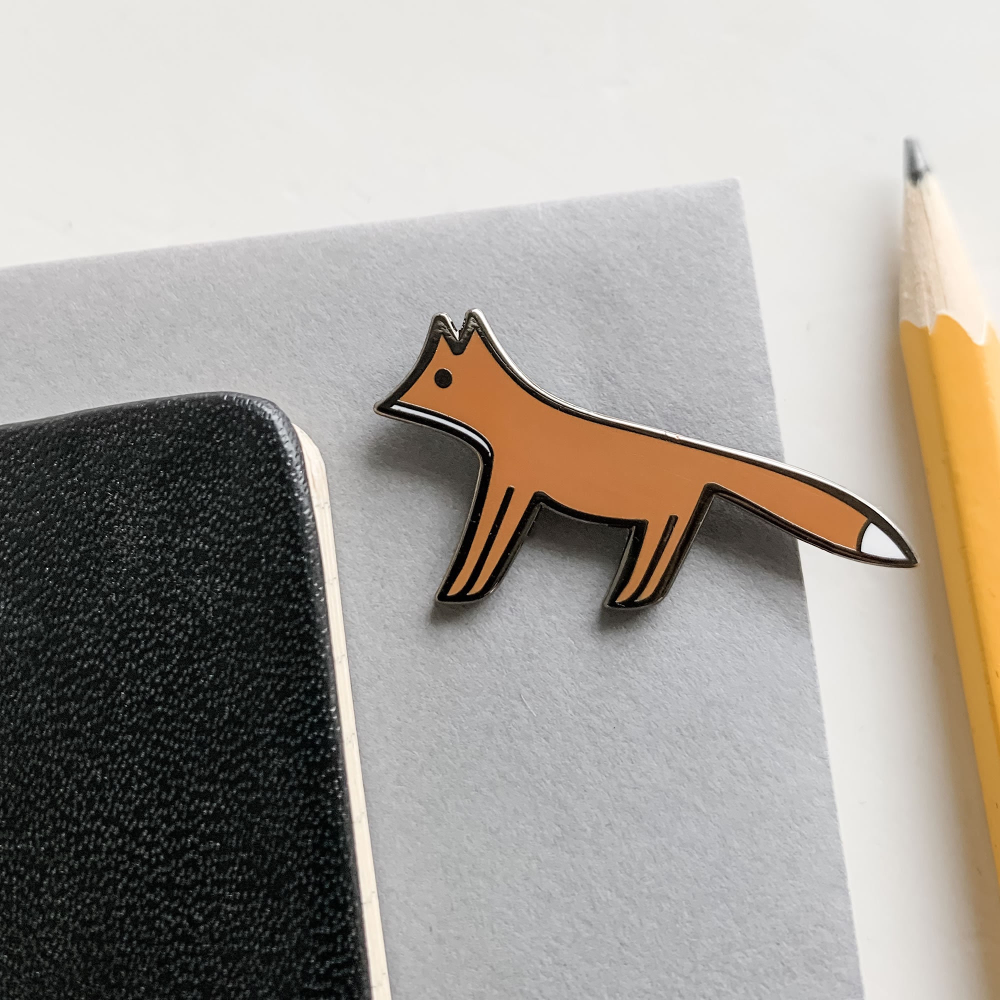 Fox Enamel Pin Lapel Pin Fox Pin Badge Gift for Fox Lover Etsy
