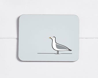Seagull Coaster, Seaside Gift, Housewarming Gift, Beach Decor