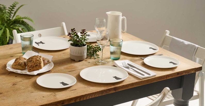 Cat Collection table setting