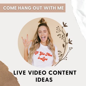 Live Video Content Ideas