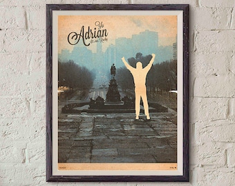 Rocky Filmposter / Rocky Print / Vintage Style / Magazin Retro Print / Rocky Balboa / Rocky Poster / Boxen