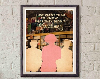 Pretty in Pink Movie Poster / Pretty in Pink Print / Vintage Style / Magazine / Retro Print / Poster gift / 80s movies