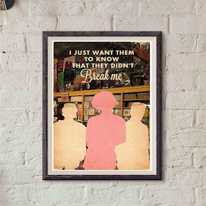 Pretty in Pink Movie Poster / Pretty in Pink Print / Vintage Style / Magazine / Retro Print / Poster gift / 80s movies