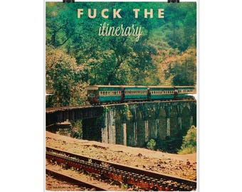 The Darjeeling Limited  Movie Poster / Print I / Wes Anderson Movie Poster / Vintage Style / Magazine / Retro /  Ship to USA / CANADA