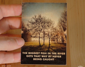 Big Fish Tim Burton Movie - ACEO ATC Mini Print Card - Pick your Size