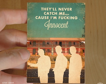 Bottle Rocket Wes Anderson - ACEO ATC Mini Print Card - Pick your Size