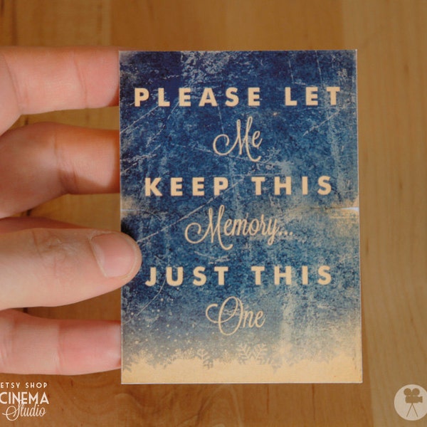 Eternal Sunshine of the Spotless Mind Movie - Type -  ACEO ATC Mini Print Card - Pick your Size