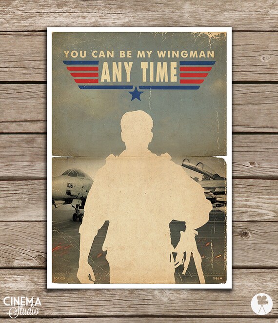 Top Gun Movie Poster Top Gun Print Vintage Style Etsy Top Gun Movie Poster Top Gun Print Vintage Style Etsy