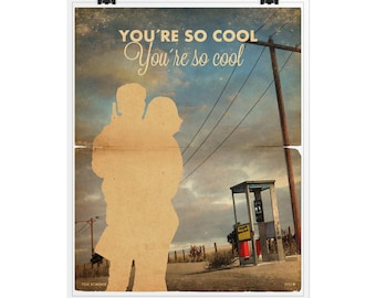 True Romance Movie Poster / Print / Vintage Style / Magazine / Retro Poster / Ship to USA / CANADA