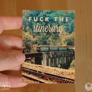 The Darjeeling Limited Wes anderson print -  ACEO ATC Mini Print Card - Pick your Size
