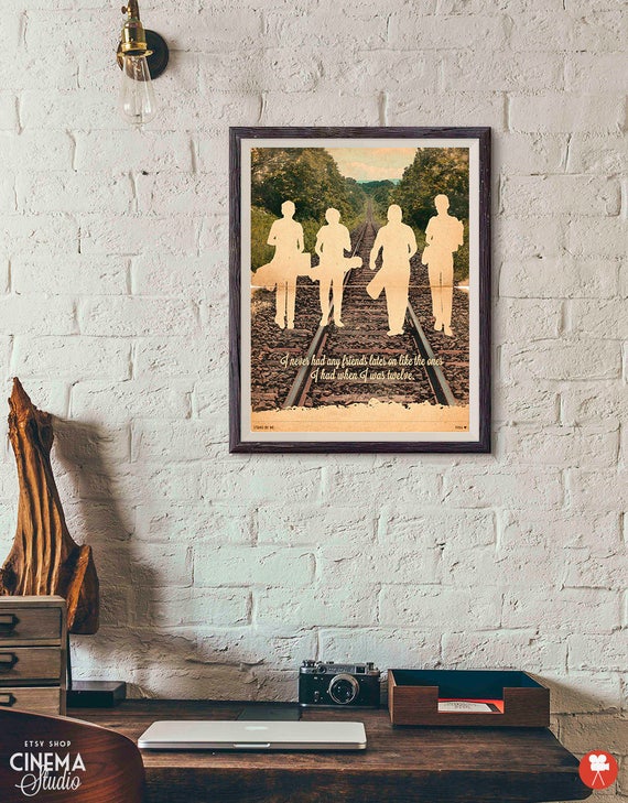 Stand by Me Movie Poster / Stand by Me Print / Vintage Style