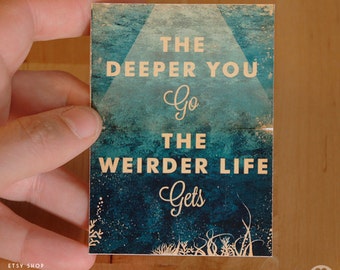 Life Aquatic Wes Anderson Druck - ACEO ATC Mini Print Karte - Wählen Sie Ihre Größe