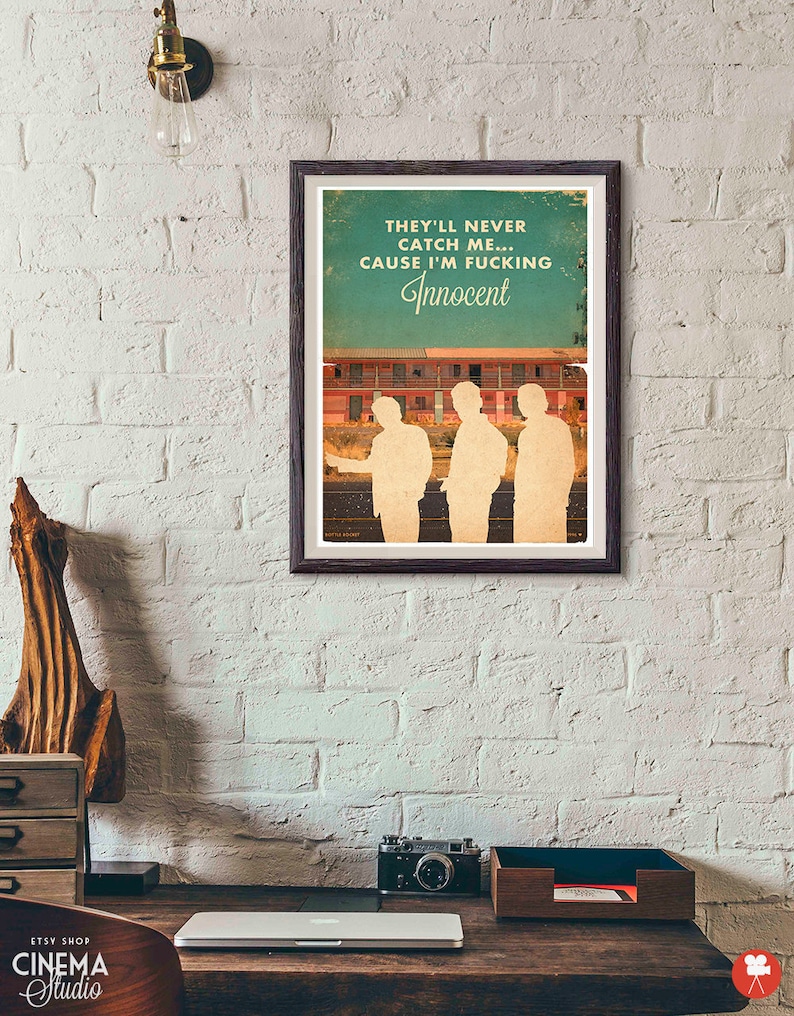 Bottle Rocket Movie Poster / Wes Anderson Print / Bottle Rocket Print / Vintage Style / Owen Wilson / Retro Print / Luke Wilson image 1
