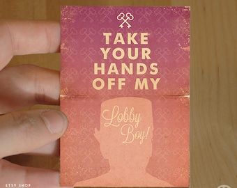 The Grand Budapest Hotel - I Lobby Boy - ACEO ATC Mini Print Card - Pick your Size and style