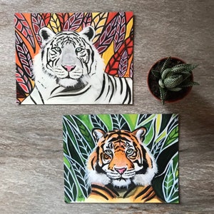 Duo aimants tigres