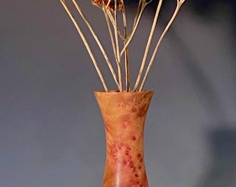 Twig vase turned from Camphor Burl