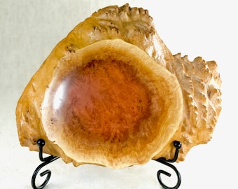 Sculptural form turned from Red Mallee Burl (Australia)