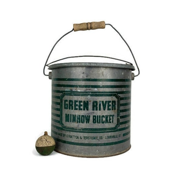 Galvanized Bucket Etsy