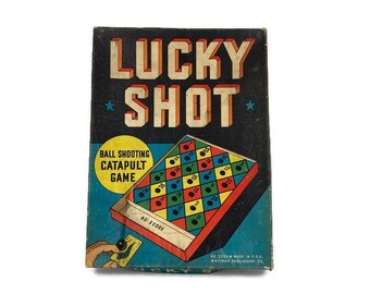 Vintage 1935 Lucky Shot Board Game Whitman Publishing