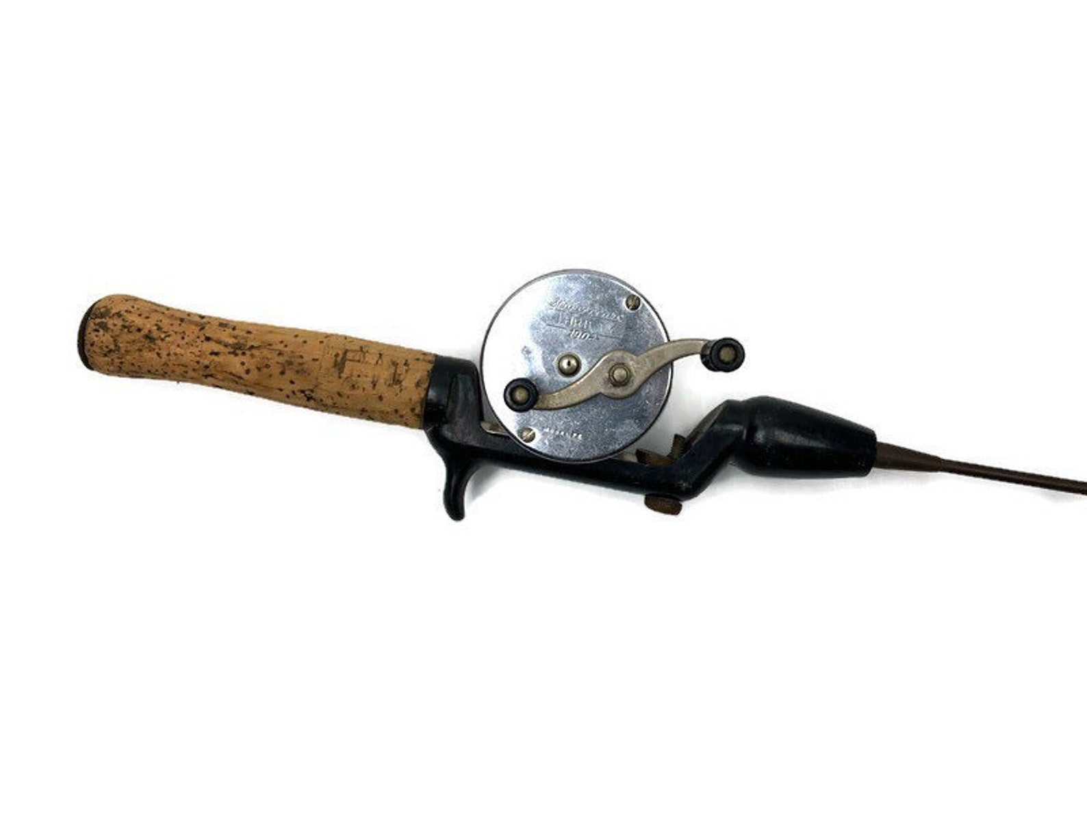 Vintage Steel Fishing Rod and Reel 1950s Metal True Temper Etsy