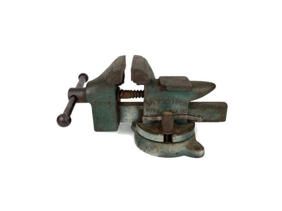 Vintage Littlestown No 112 Bench Vise Anvil Combo Littco