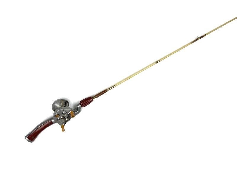 Antique JC Higgins Pistol Grip Fishing Pole Vintage Fishing