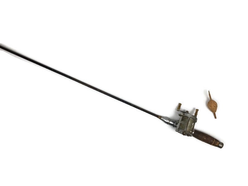 Antique Metal Fishing Rod 1920s Mohawk Steel Fishing Telescoping
