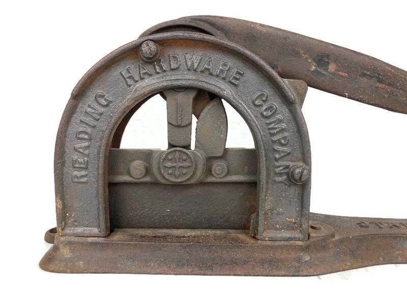 Antique Cast Iron Tobacco Cutter, Brown and Williamson Standard Tobacco  Knife