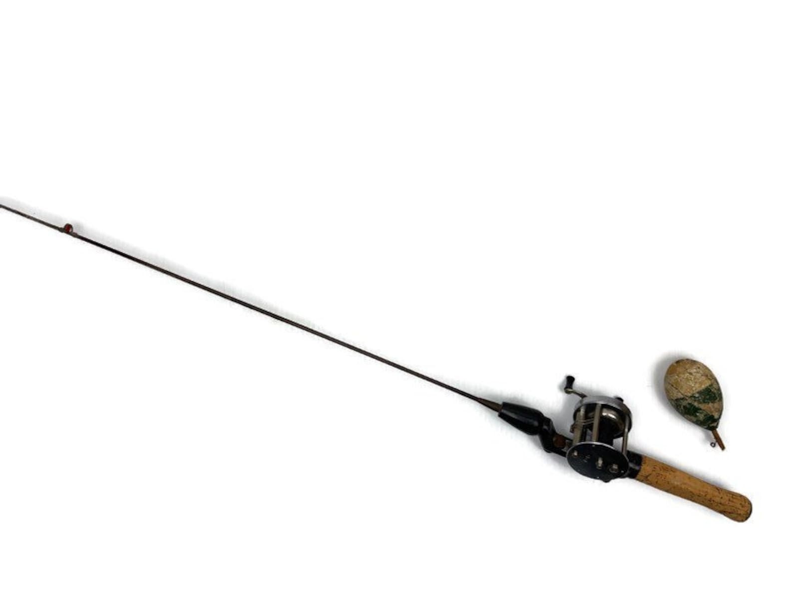 Vintage Steel Fishing Rod and Reel 1950s Metal True Temper Etsy