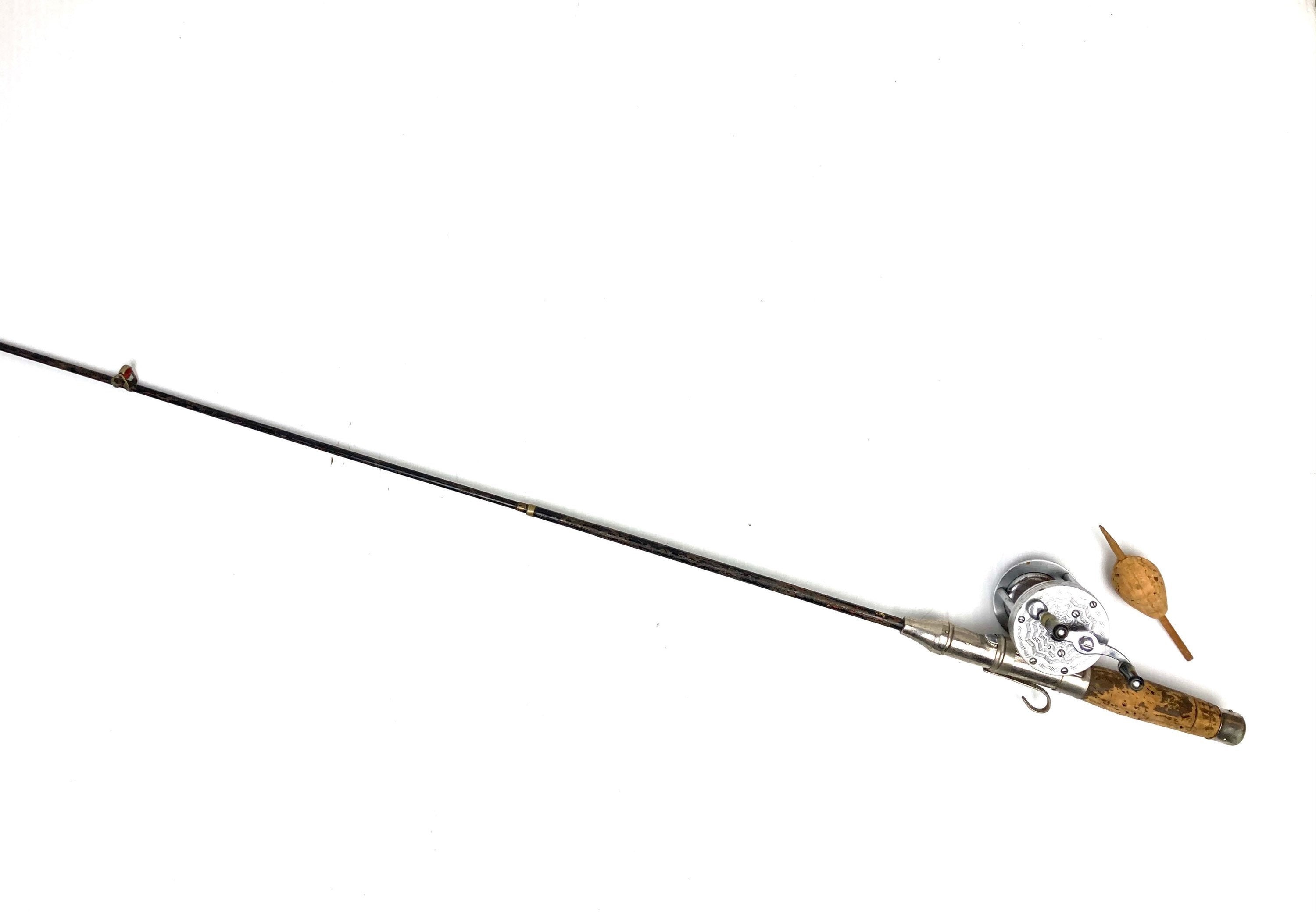 Antique Metal Fishing Rod 1920s Mohawk Steel Fishing Rod 