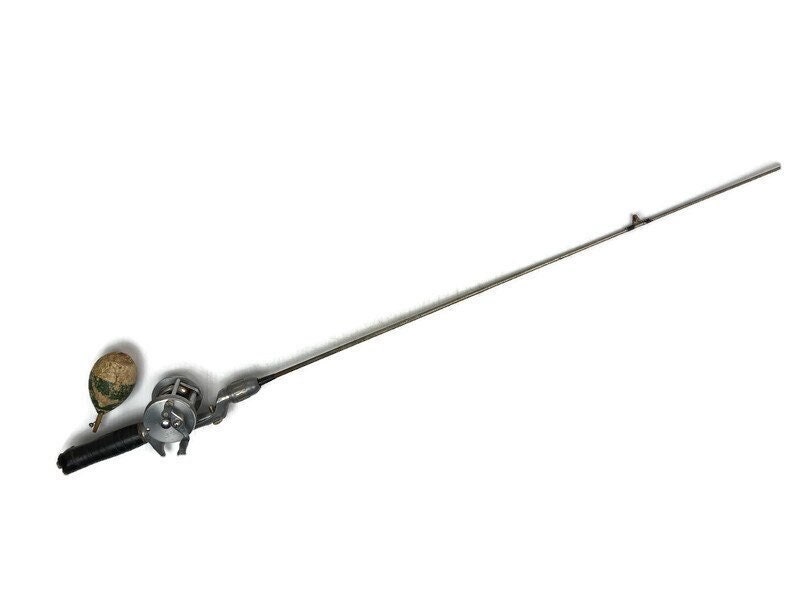 Vintage Longfellow Fraser Michigan Metal Fishing Rod 1950s Steel