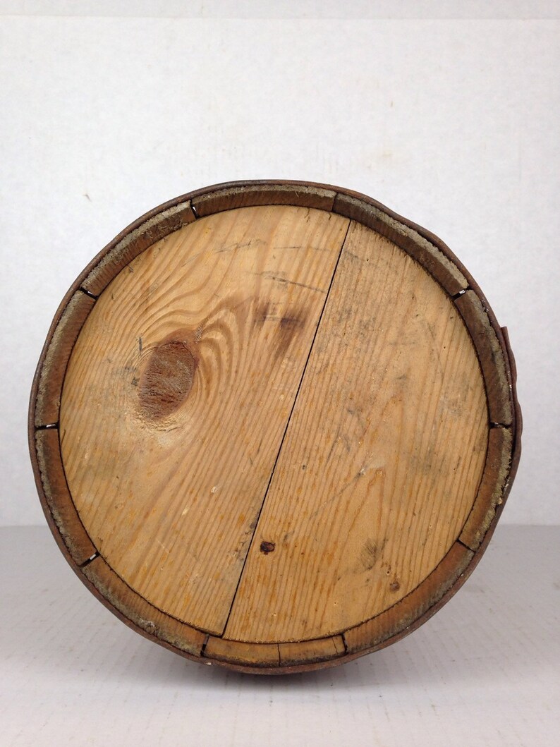 Vintage Nail Keg Old Wood Barrel Small Wooden Barrel Keg Etsy