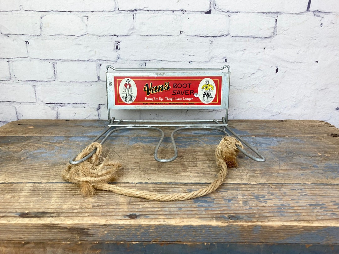 Vintage Vans Boot Saver Boot Rack Holder 1950s Rustic Cabin Etsy