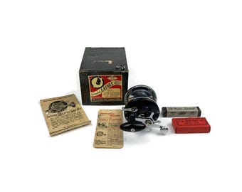 Vintage Zebco Omega 144XL Triggerspin Reel, Made in USA Zebco, Has