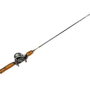 antique steel fishing pole Antique Metal Fishing Rod Steel Rod Union Hardware Co Torrington  Connecticut Vintage Fishing Pole