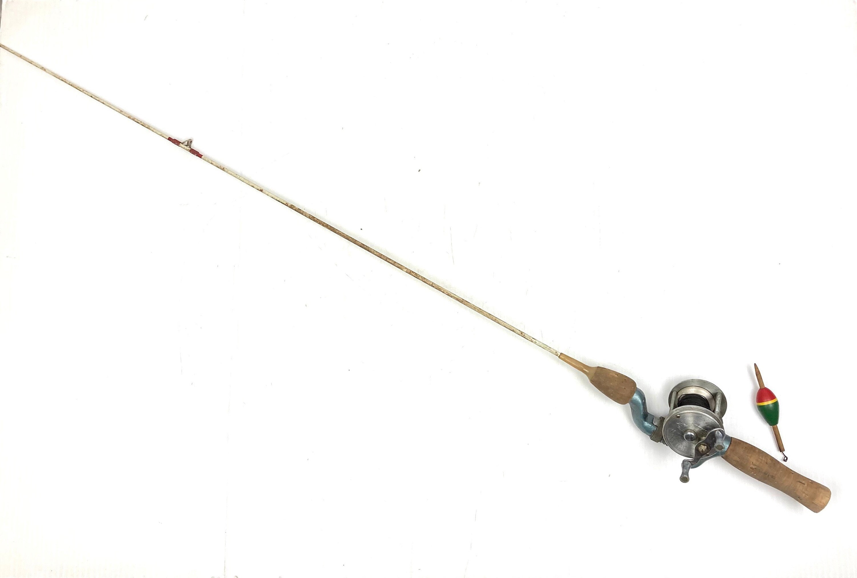 Vintage Fishing Rod Great Lakes Products Metal Fishing Pole Antique Steel  1950s -  Finland