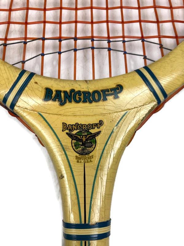 Raquette De Tennis Vintage Bancroft Falcon En Bois - Occasion - Objet De Collection
