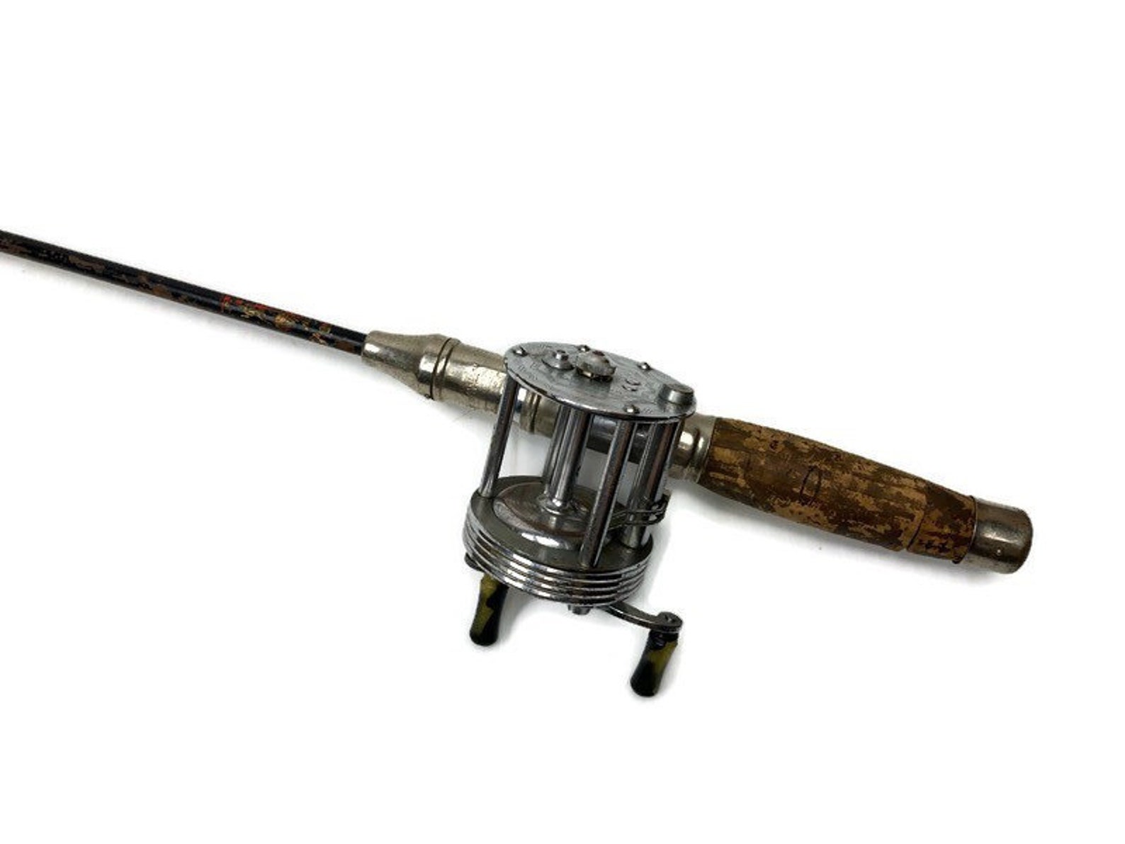 Antique Metal Fishing Rod 1920s Mohawk Steel Fishing Rod Etsy